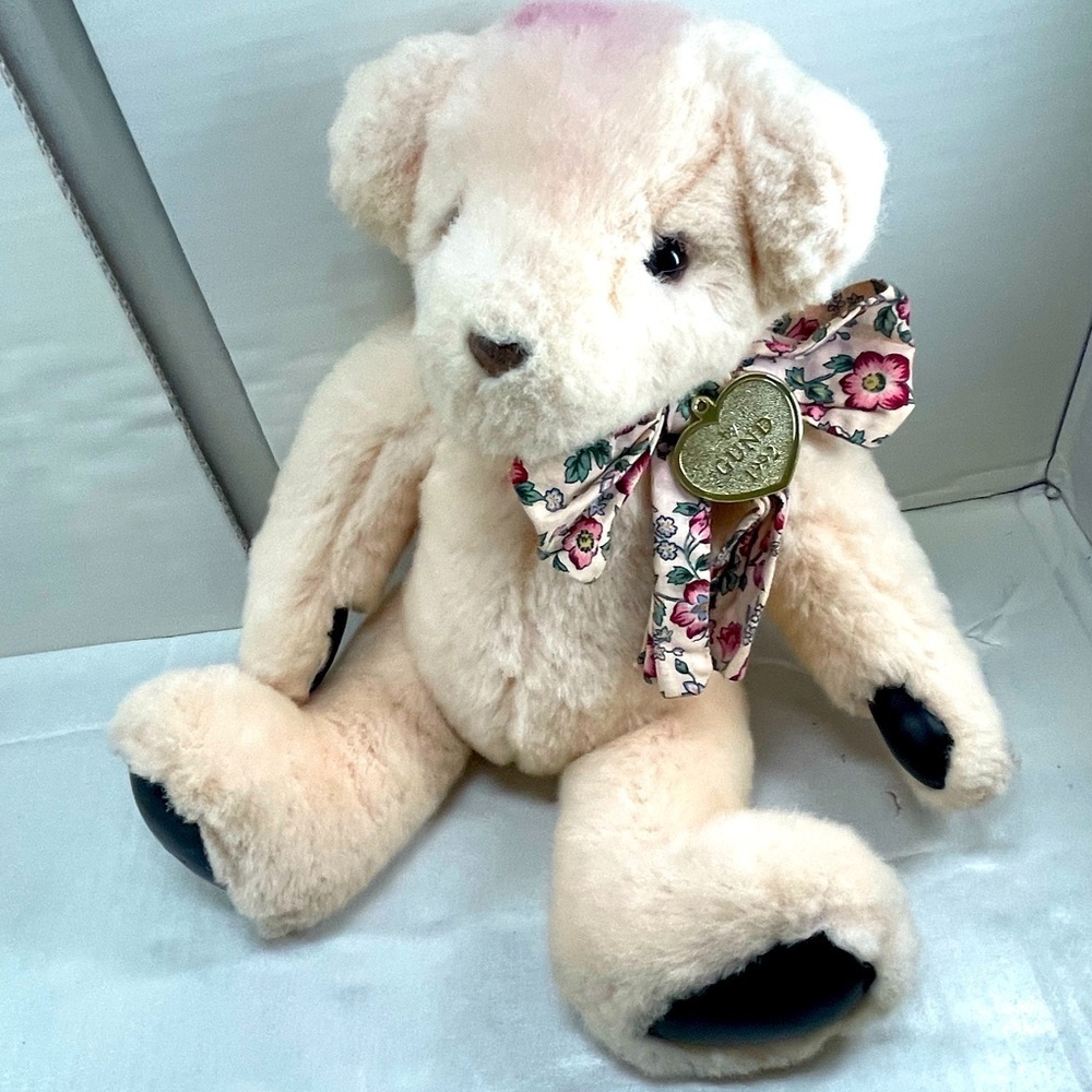 Vintage 1992 Gund Victoria secret Fluffy light pink Plush Collectible rare - Picture 7 of 14